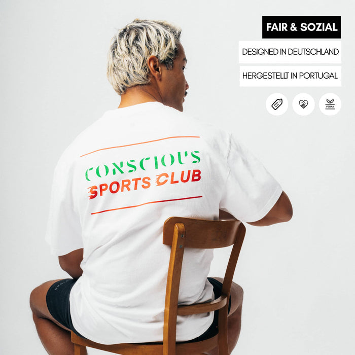 CONSCIOUS SPORTS CLUB | Heavy Oversized Tee | White