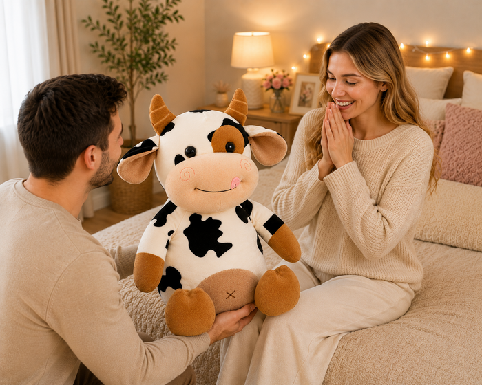 Cow plush gift lifestyle