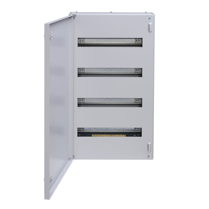 Crabtree 18AS4 Rowboard 4 x 18 Module DIN Rail Surface Enclosure