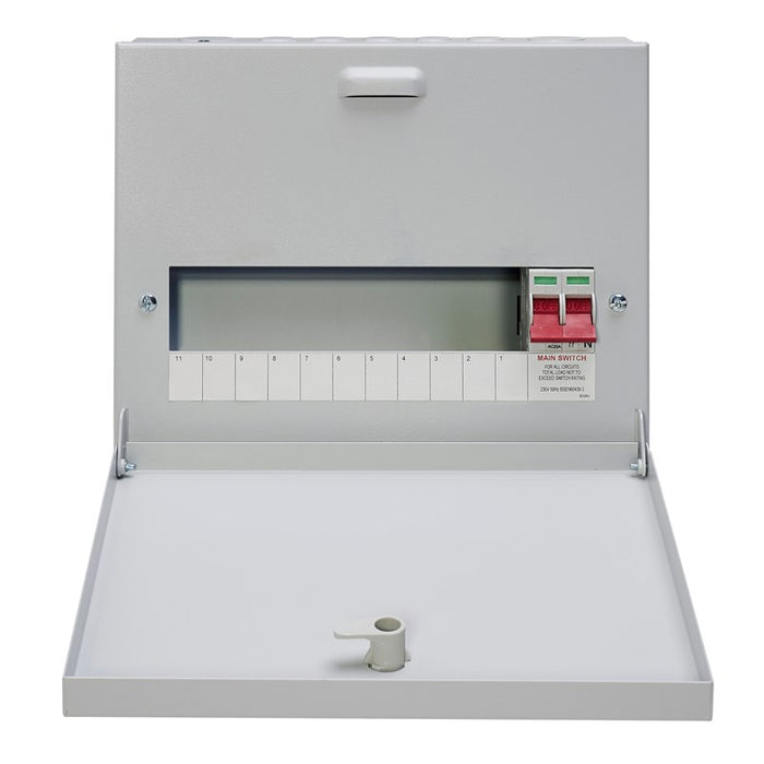 Crabtree 18SN11L 11-Way 125A Surface 1P+N Distribution Board c-w Switch Disconnector
