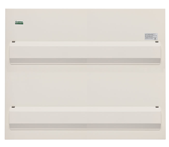 Crabtree 540-DFLA Consumer Unit Flush Lid Assembly, 40 Module