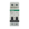 Crabtree 6HD63D D63 10kA 2P MCB (2 Module Width)