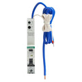 Crabtree 6HSR32-30C-LT C32 30mA 10kA 1P+N Type A RCBO (1 Module Width) Long Tail