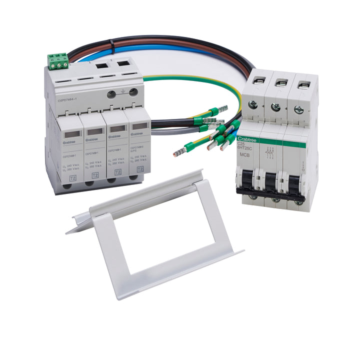 Crabtree LS125SPKITL 125A 10kA Integral Surge Arrester Kit
