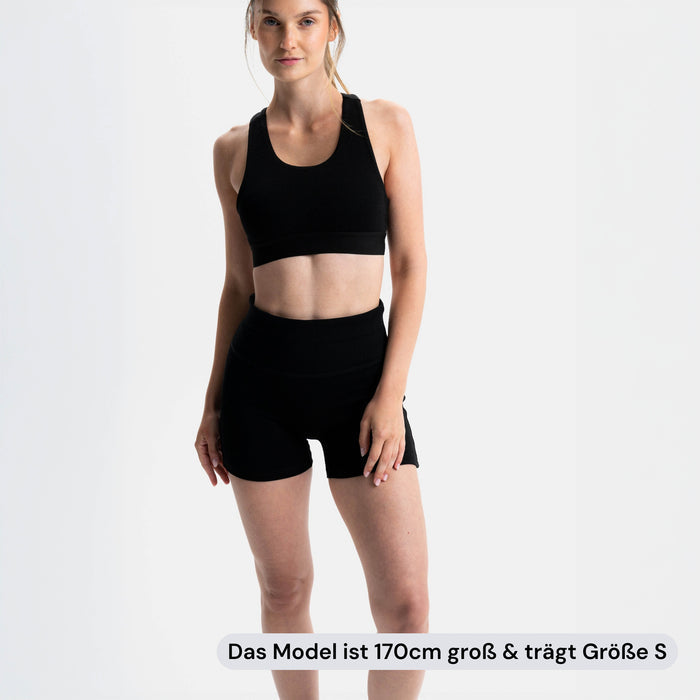DEFINE  | Natural Short Leggings | Black
