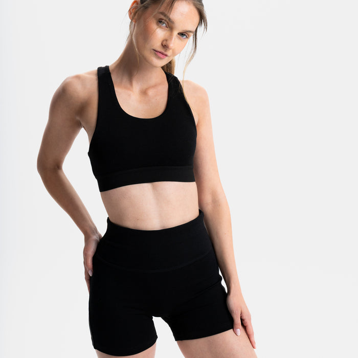 DEFINE  | Natural Short Leggings | Black