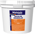 Maintain Pool Pro 25 lb. di-chlor granular chlorine bucket for sanitizing and shocking swimming pools