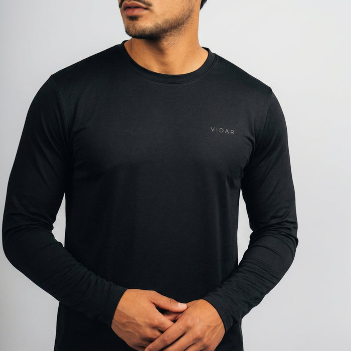 DISTANCE | Natural Performance Longsleeve | Black