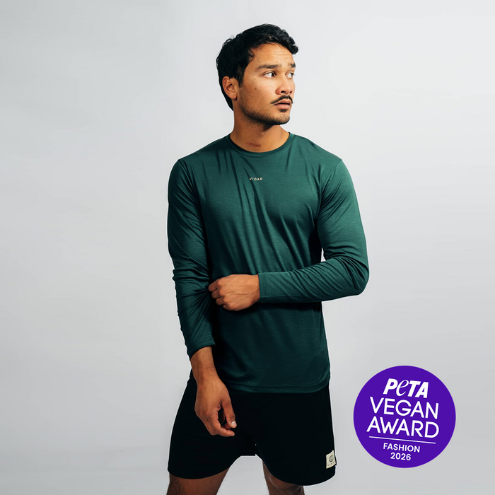 DISTANCE | Natural Performance Longsleeve | Forrest Green