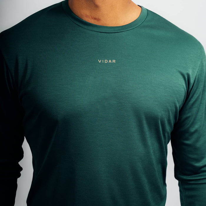 DISTANCE | Natural Performance Longsleeve | Forrest Green