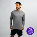 DISTANCE | Natural Performance Longsleeve | Stone Grey
