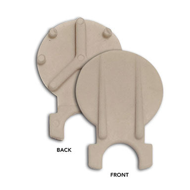 Doughboy Authentic Skimmer Vacuum Port Flap 348-1028 (Almond)