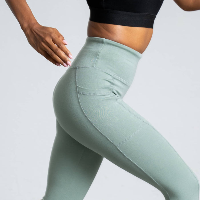 ELEVATE | Natural Sport Leggings | Sage Green