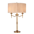 Endon 63648 Stanford antique brass 2lt Table