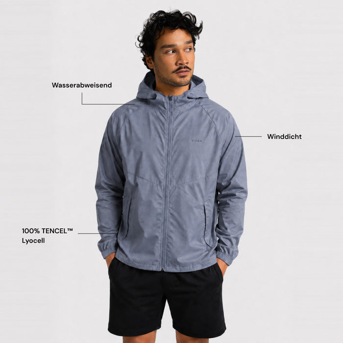 EXO | Natural Windbreaker Men | Iron Grey