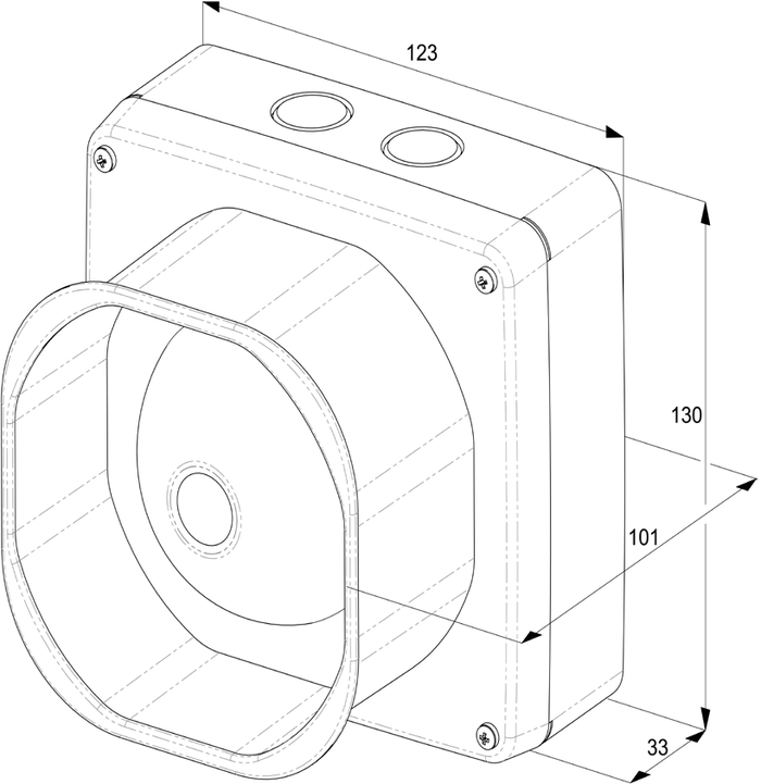 Fike 323-0001 ADDRESSABLE HIPOINT SOUNDER