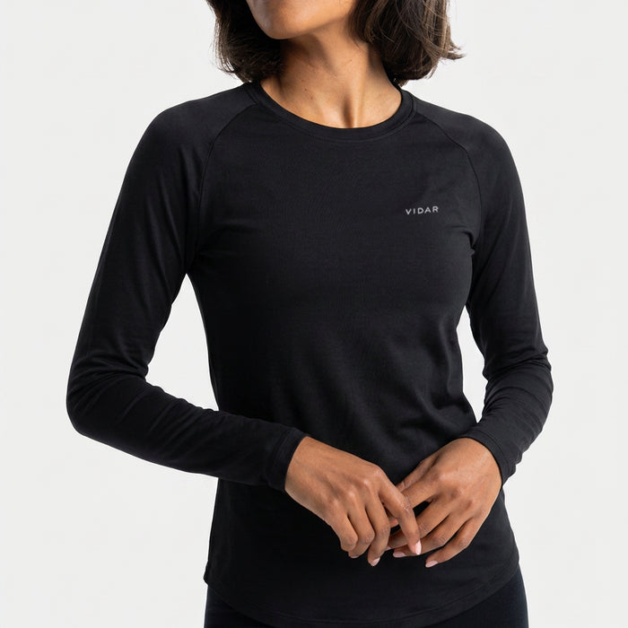 FLOW | Natural Sport Longsleeve | Black