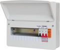Fusebox F2010MX 10-way Consumer Unit with 100A Isolator + T2 SPD & Tail Clamp