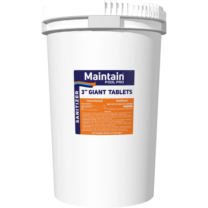 3 inch giant chlorine tablet 50 lbs.