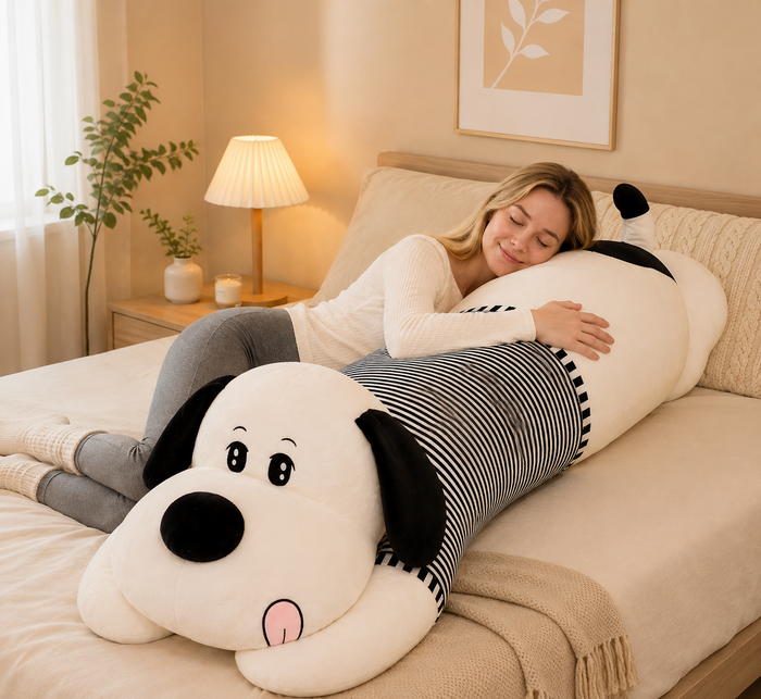 Giant Plush Dog Body Pillow