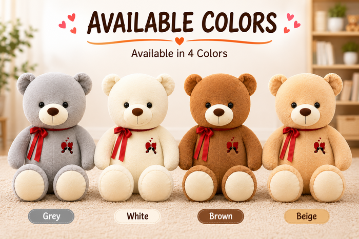 Giant teddy bear plush
