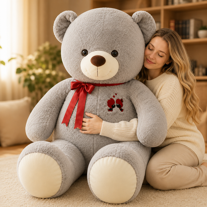 Giant teddy bear plush