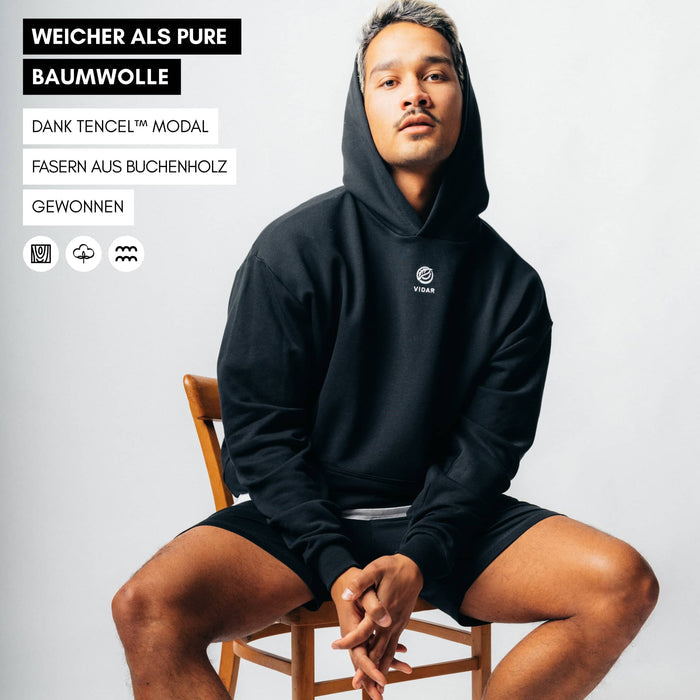 GUARD I Natural Hoodie I Black