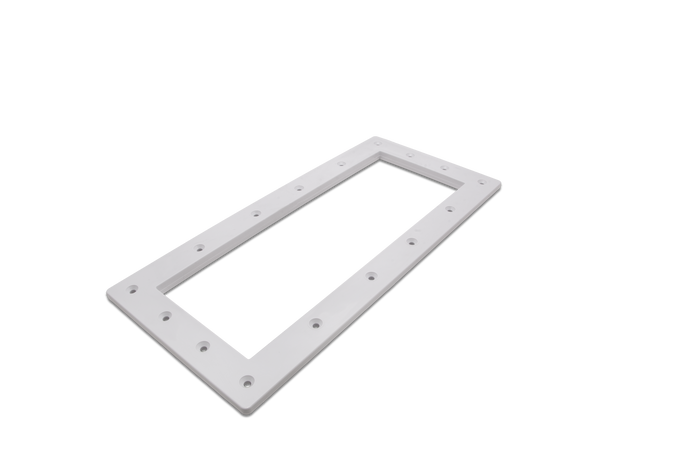 Angled view of the Hayward SPX1085B Skimmer Faceplate