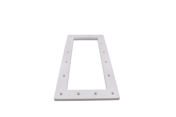 Angled view of the Hayward SPX1085B Skimmer Faceplate