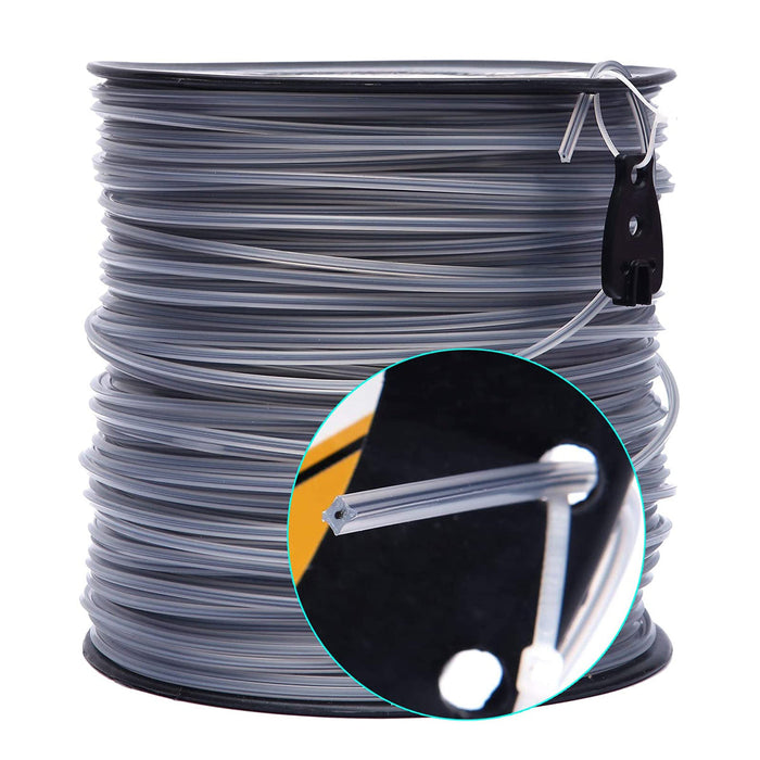 Heavy-duty Square String Trimmer Line .170''x367ft, 5lb - Anleolife