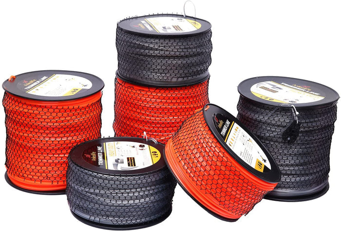 Heavy-duty Square Trimmer Line .105-Inch-by-1038ft (5lb per roll) - Anleolife