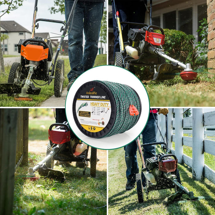 Heavy Duty Twisted .155'' String Trimmer Line - Anleolife
