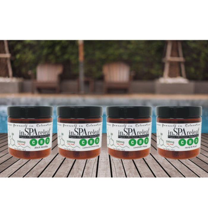 HEMP CBD Bath additive for Hot Tubs, Spa, and Baths.