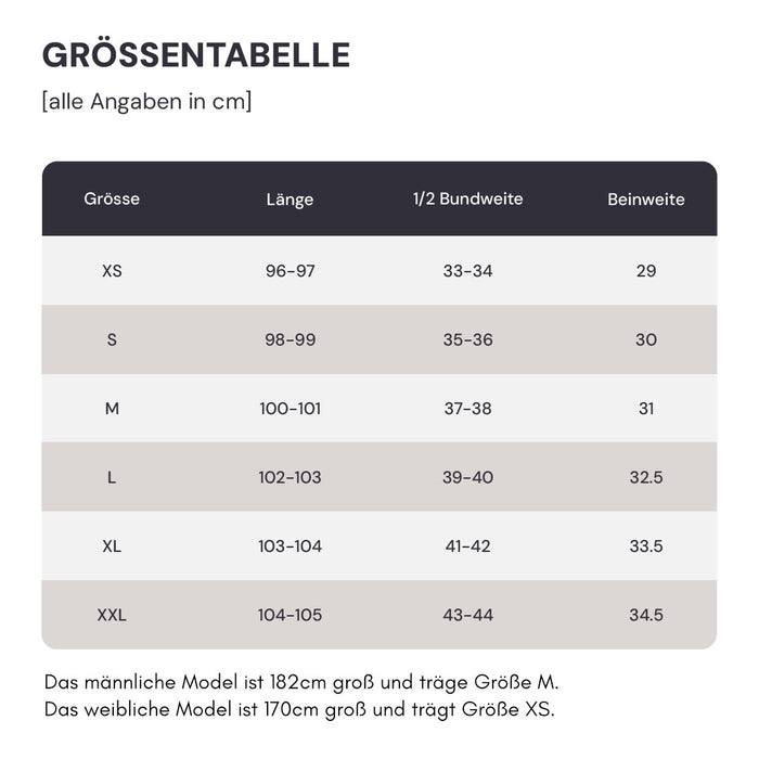 Jogginganzug aus TENCEL™ und Biobaumwolle - schwarz