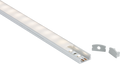 Knightsbridge MLA 1MSUR 1M Aluminium Profile - Surface Mount Flat