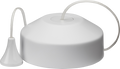Knightsbridge MLA 8301MW 1-way 10-150W (5-100W LED) Trailing edge pull cord dimmer switch - matt white