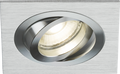 Knightsbridge MLA AMA1TSBC Ambar Single Tilt Square Downlight Brushed Chrome