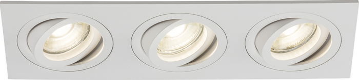 Knightsbridge MLA AMA3TSW Ambar Tri Tilt Square Downlight White