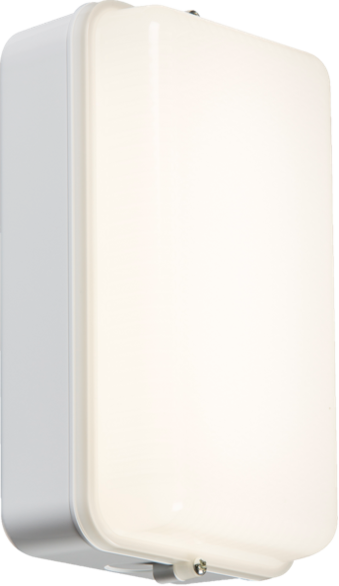 Knightsbridge MLA AMLEDWP 230V IP54 5W LED Security Amenity Bulkhead with Daylight Sensor - White