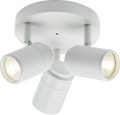 Knightsbridge MLA BA03P3MW 230V IP44 GU10 Triple Spotlight - Matt White