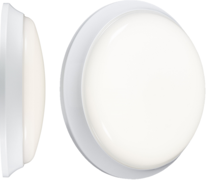 Knightsbridge MLA BL12ALEDEM 230V IP54 14W IP54 LED Bulkhead with Emergency 4000K
