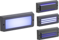 Knightsbridge MLA BL5BLG 230V IP65 5W Blue LED Surface Mount Brick light - Grey