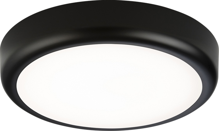 Knightsbridge MLA BT9ACTB 230V IP65 9W CCT Adjustable LED Bulkhead C/W Black Trim