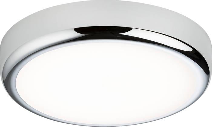 Knightsbridge MLA BT9ACTCH 230V IP65 9W CCT Adjustable LED Bulkhead C/W Chrome Trim