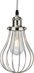 Knightsbridge MLA CAG3BC Pendant Cage - Brushed Chrome