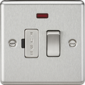 Knightsbridge MLA CL63NBC 13A Switched Fused Spur Unit with Neon - Rounded Edge Brushed Chrome