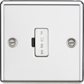 Knightsbridge MLA CL6PC 13A Fused Spur Unit - Rounded Edge Polished Chrome