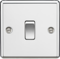 Knightsbridge MLA CL834PC 20A 1G DP Switch - Rounded Edge Polished Chrome