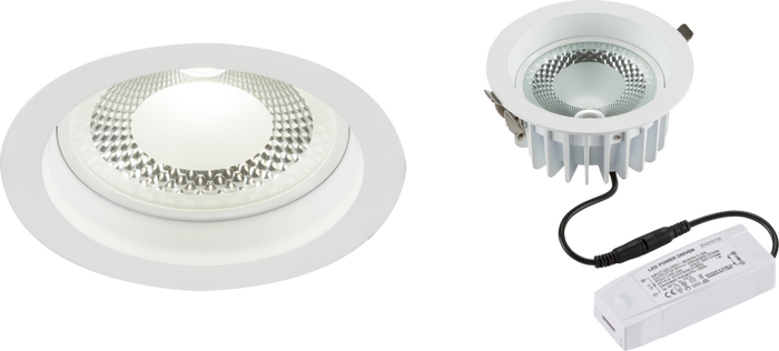 Knightsbridge MLA CRDL10 230V 10W COB LED Recessed Commercial Downlight 4000K