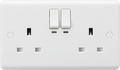 Knightsbridge MLA CU9KW 13A 2G Smart Switched Socket